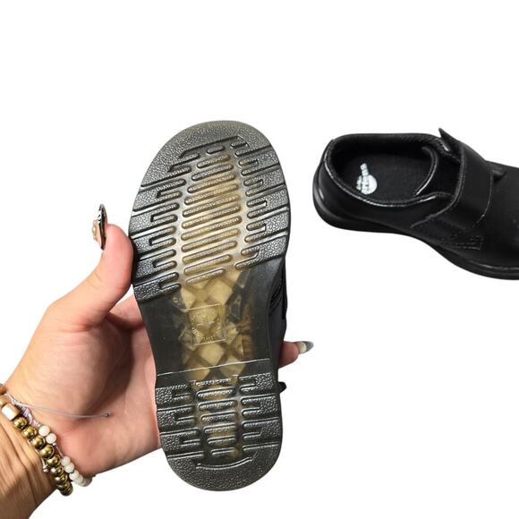 Dr. Martens Toddler Kamron Leather Strap Velcro Oxford Shoes - Picture 4 of 5